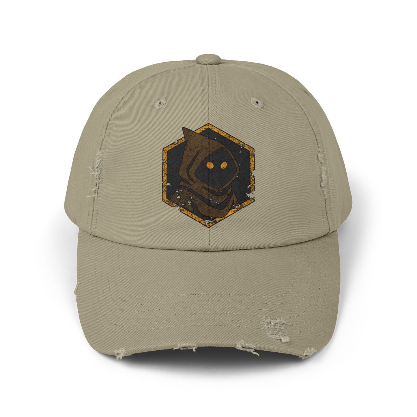 Unisex Jawa Sigil Distressed Cap