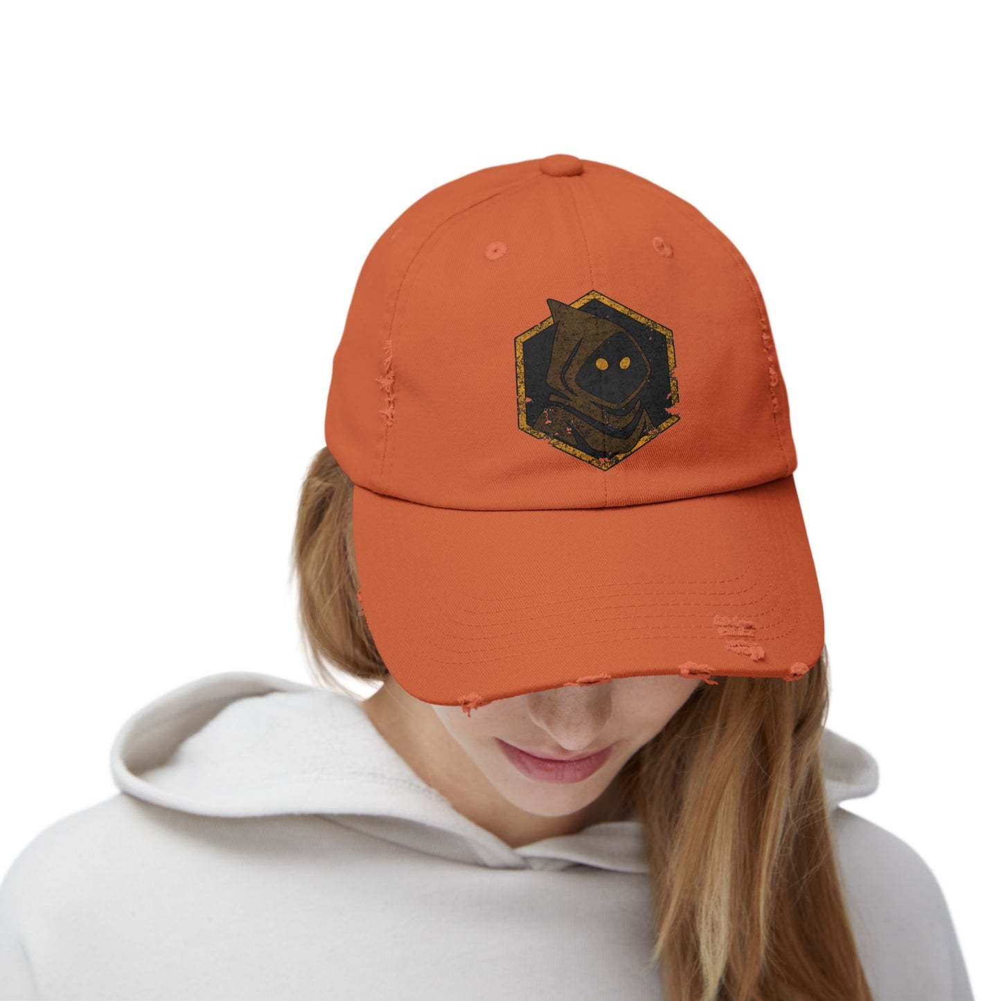 Unisex Jawa Sigil Distressed Cap