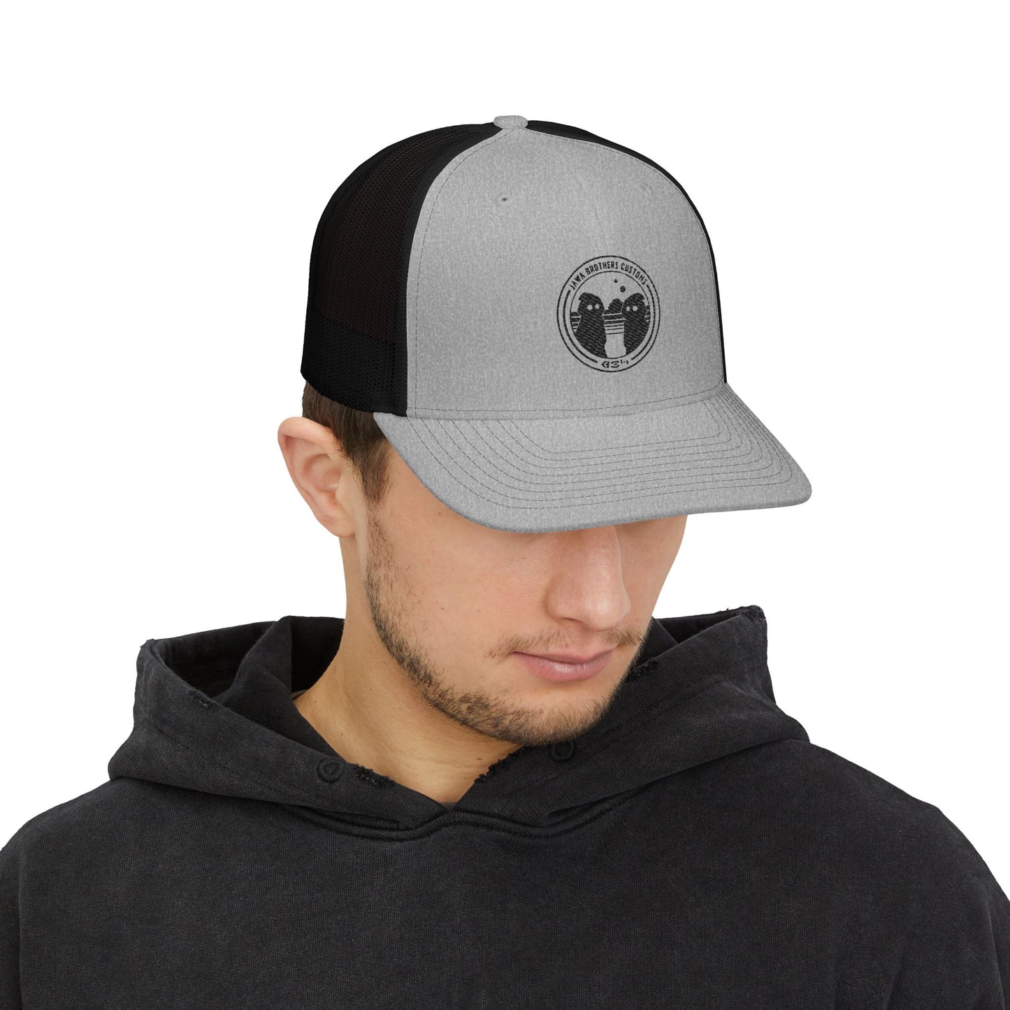 Jawa Embroidered Snapback Trucker Cap
