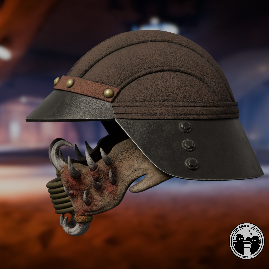 Lando Skiff Guard Helmet STL