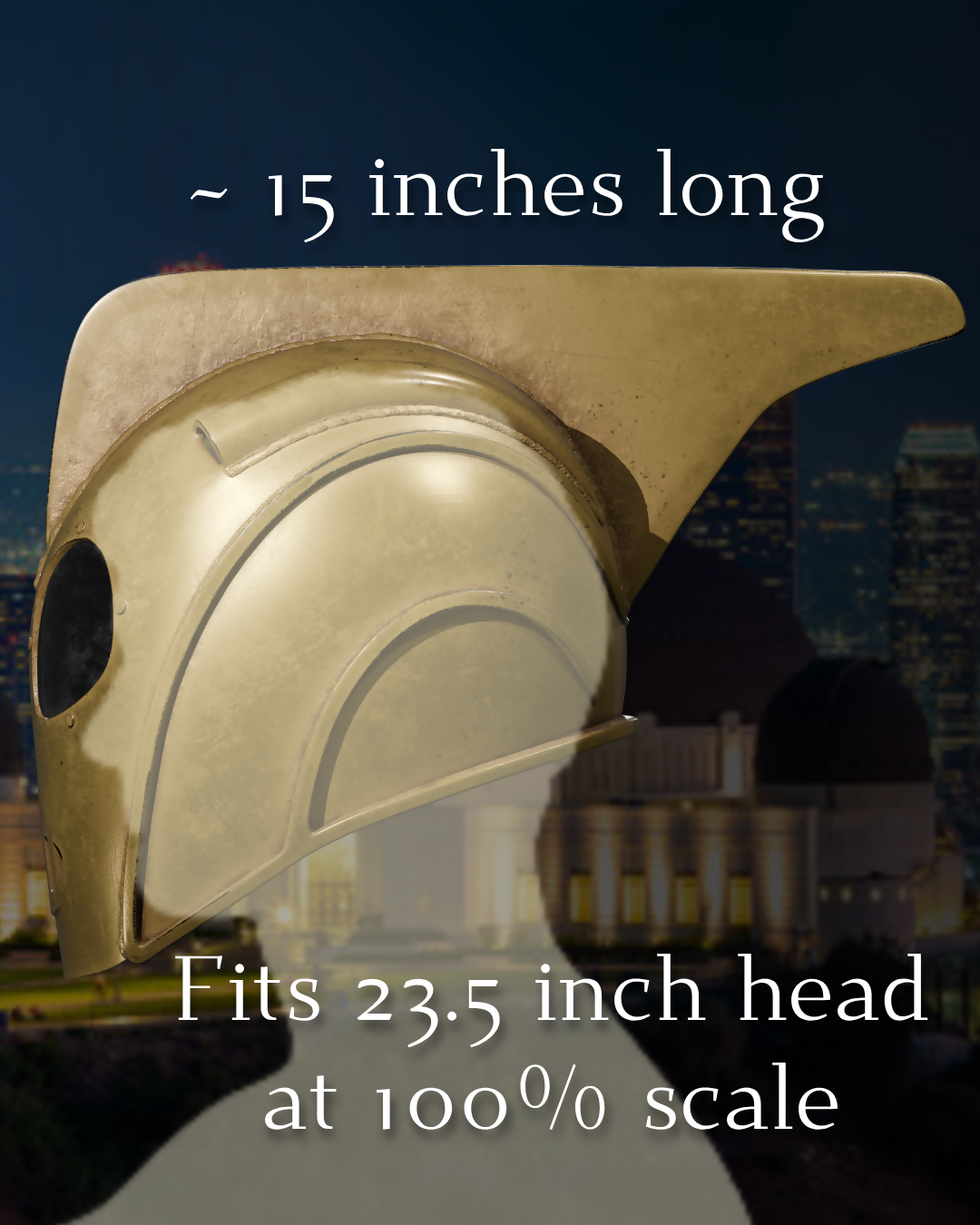 Rocketeer Helmet 3D Print File