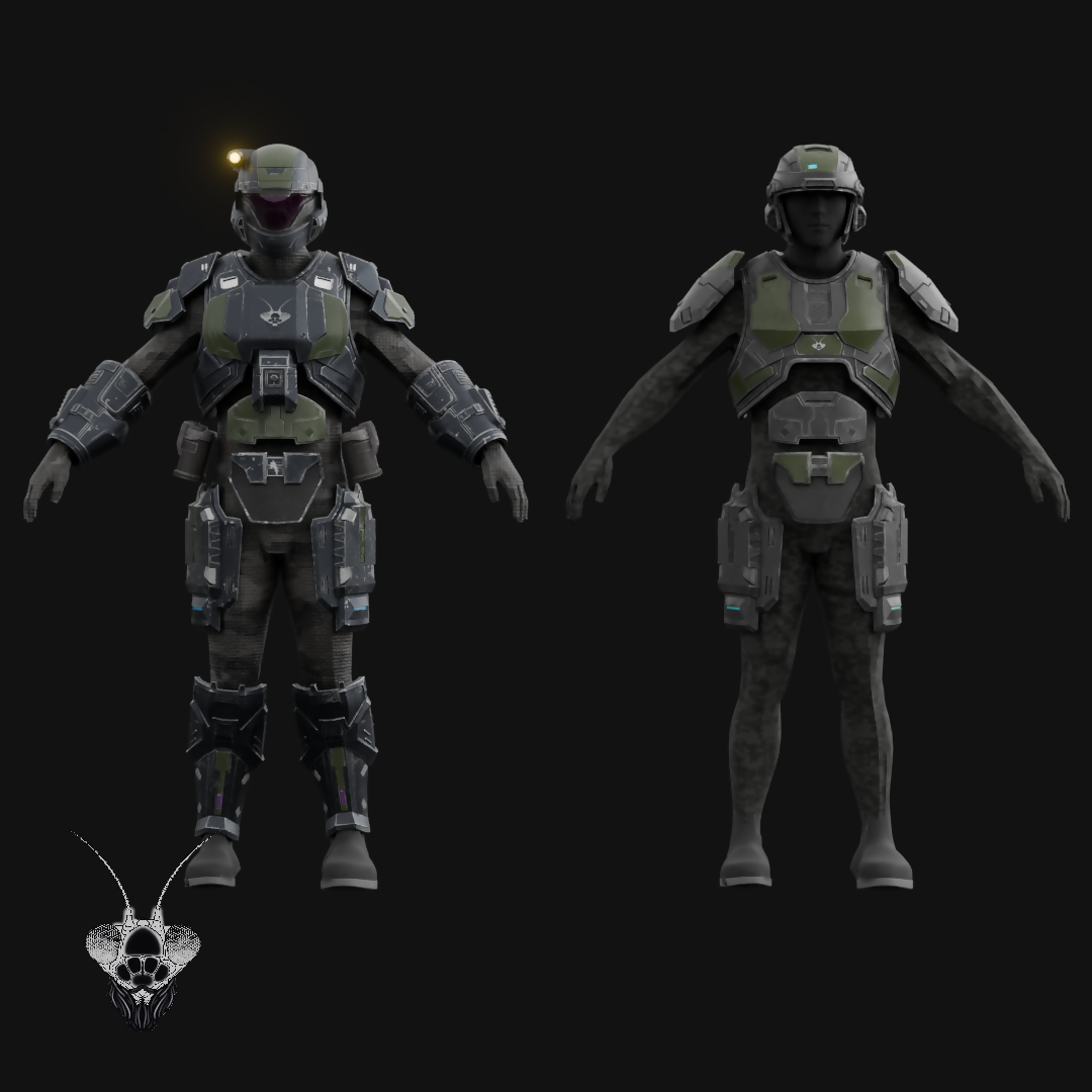 Halo Reach ODST and Marine Armor