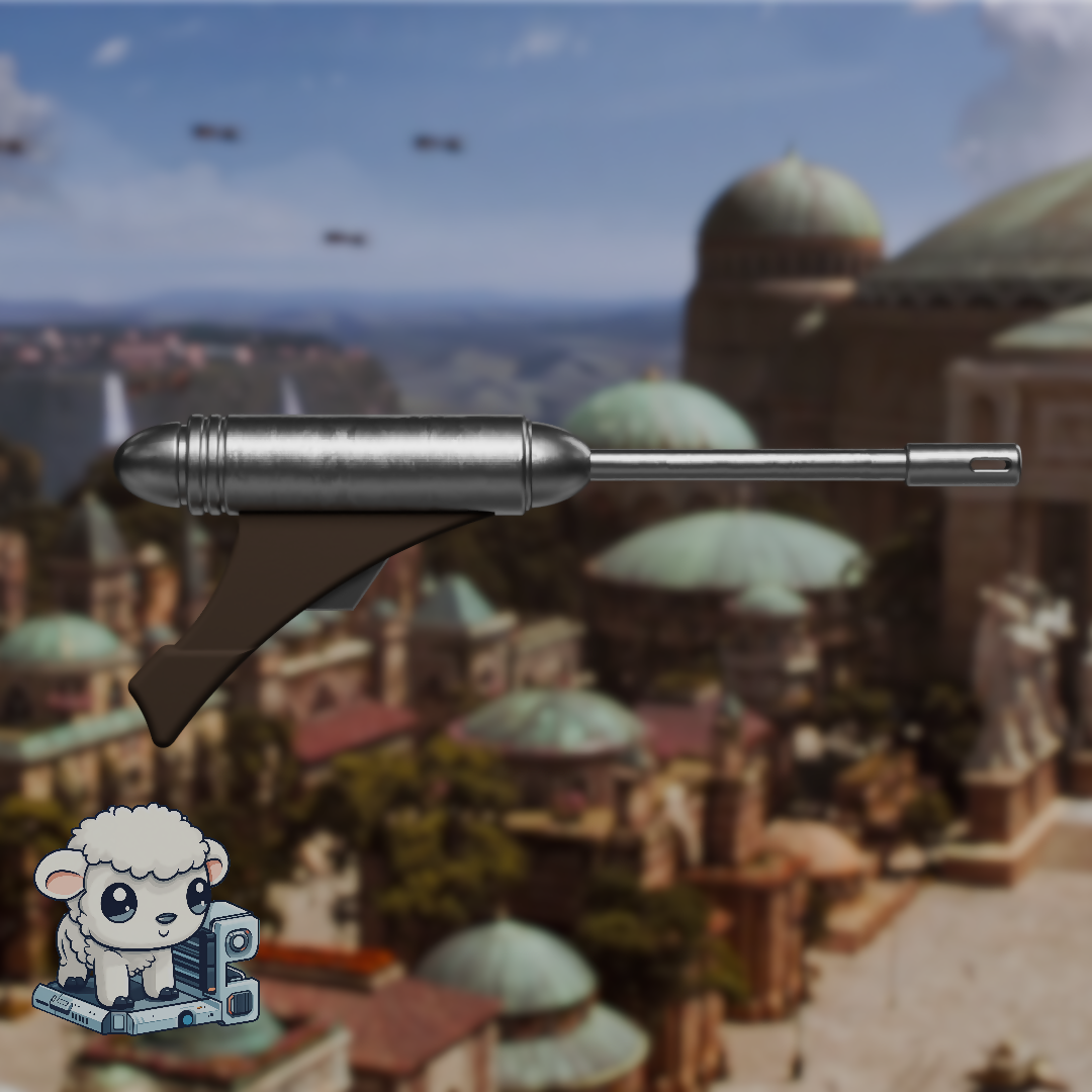 Star Wars ELG-3A Naboo Royal Blaster STL