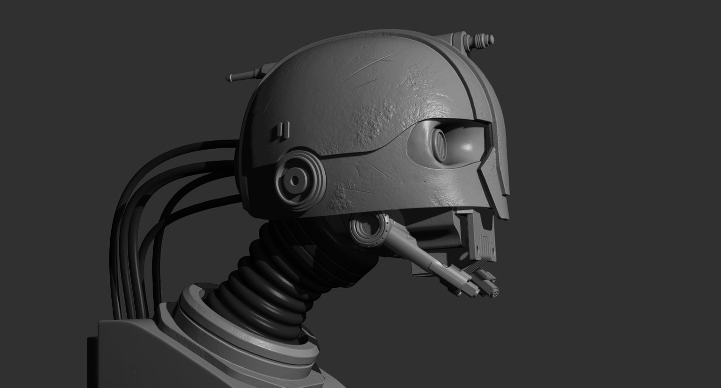 SM-33 Bust 3D Model STL File