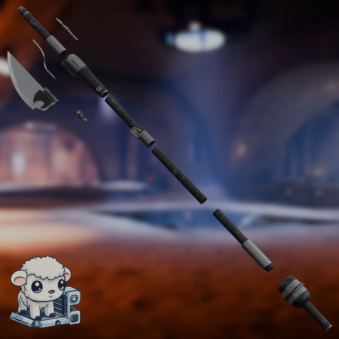 Star Wars Cosplay Spear/Axe/Hammer Combo STL Pack