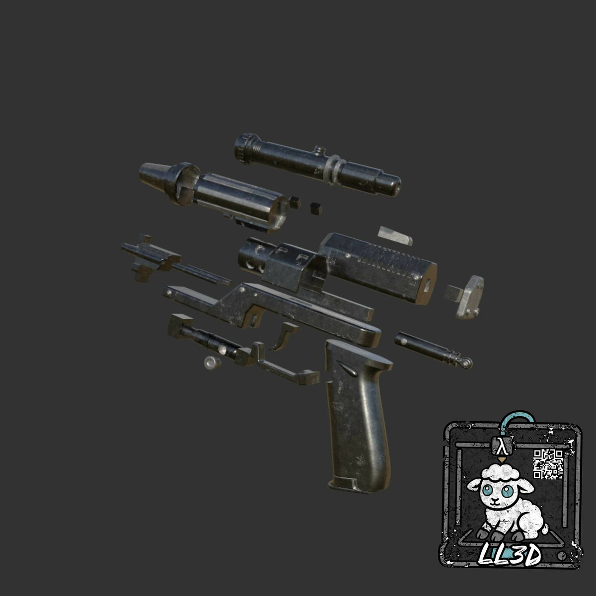 Zero Company DH-16 Blaster Pistol