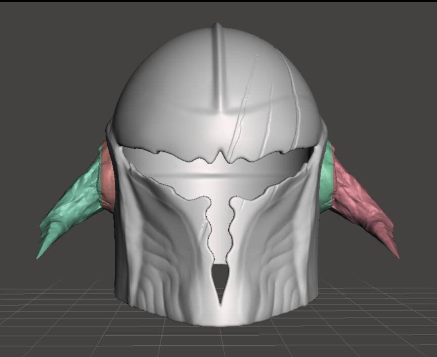 Mandalorian Crusader Helmet STL