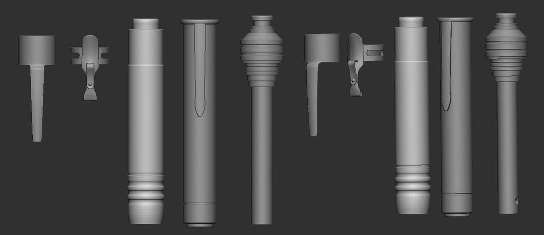 Star Wars Code Cylinder Model Bundle