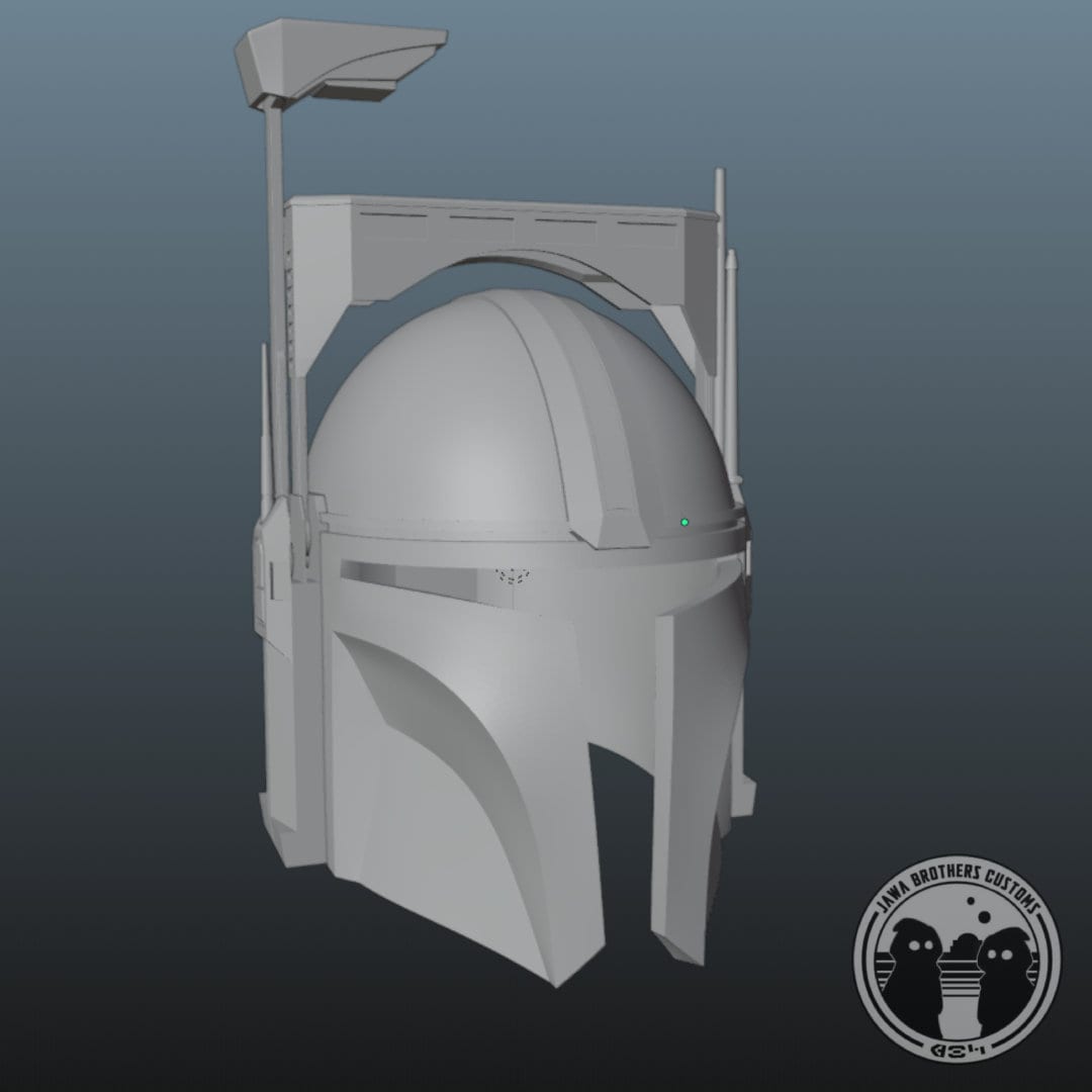 Strategist Mandalorian Helmet Model