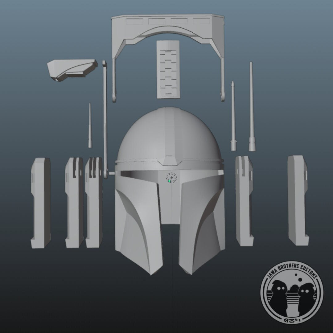 Strategist Mandalorian Helmet Model