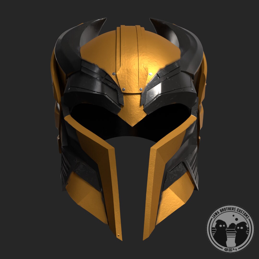 Armored Wolverine Helmet Model