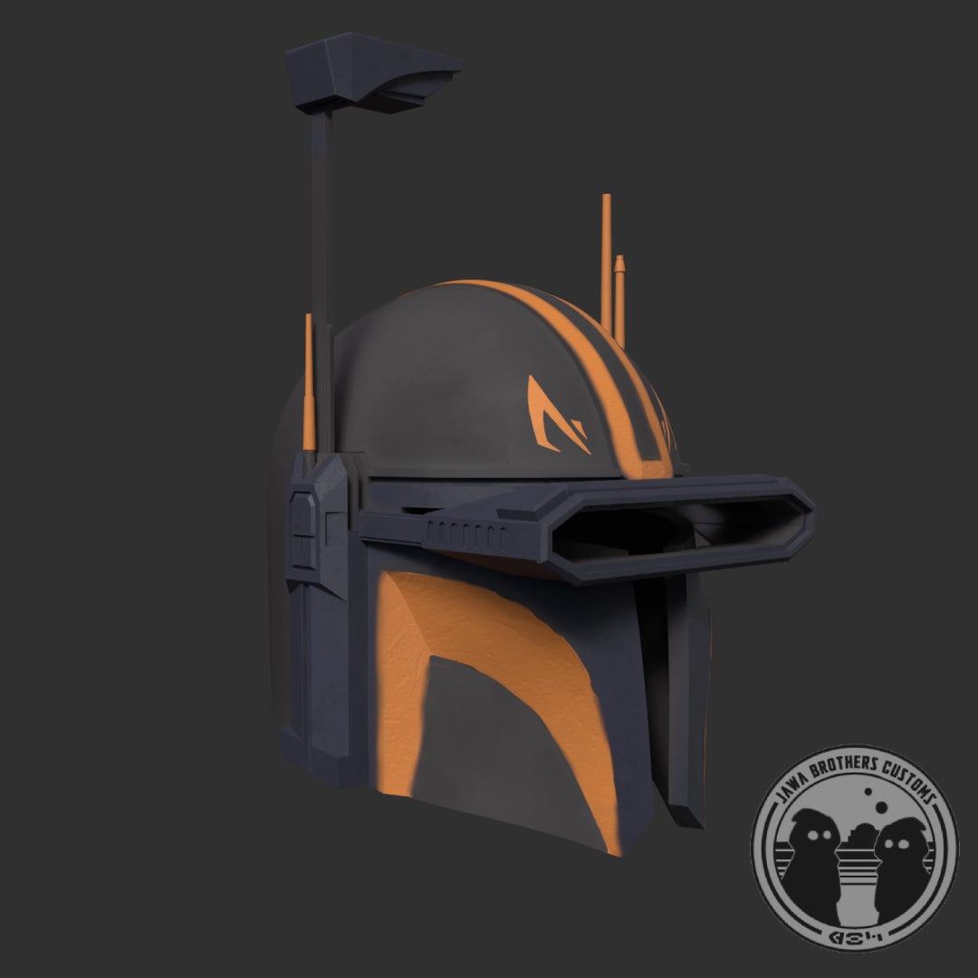 Strategist Mandalorian Helmet Model
