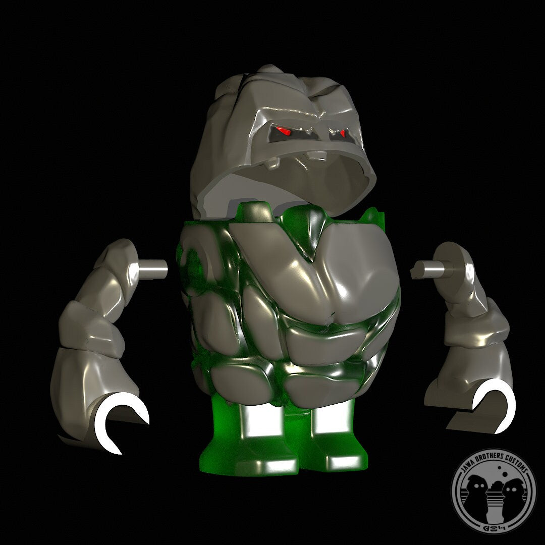 Boulder Minifigure Model