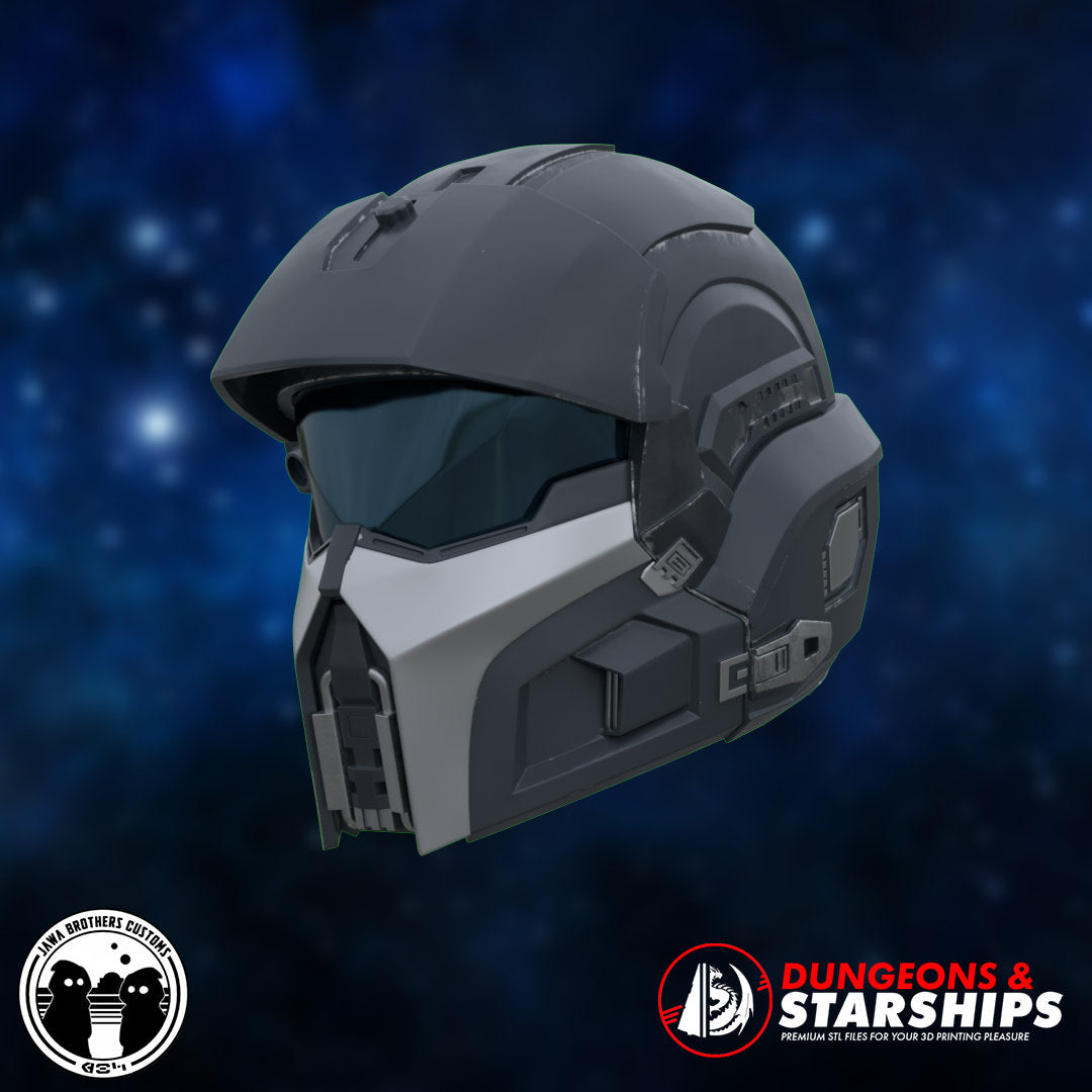 Helldivers 2 SC-34 Infiltrator Helmet Model