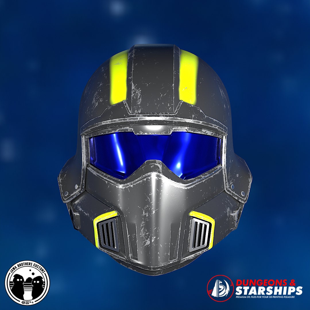 BO-1 Tactical Helldiver 2 Helmet Model