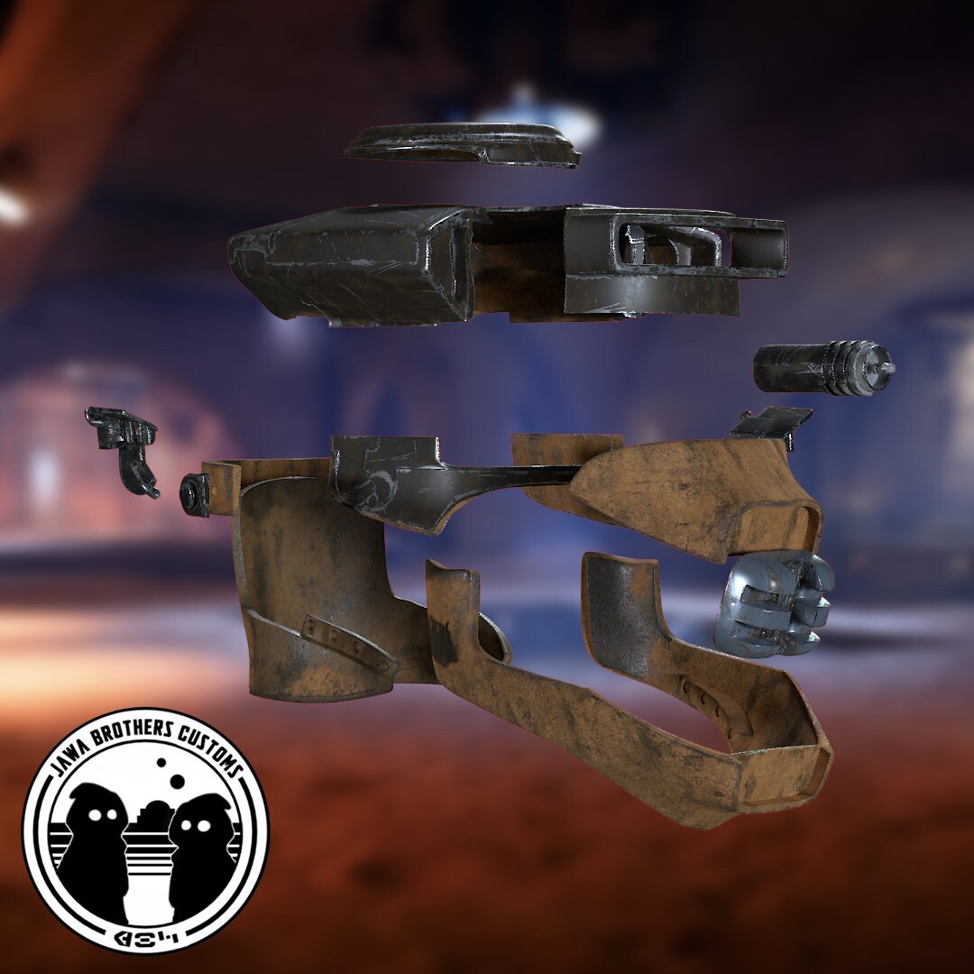 Boushh Bounty Hunter Helmet Model
