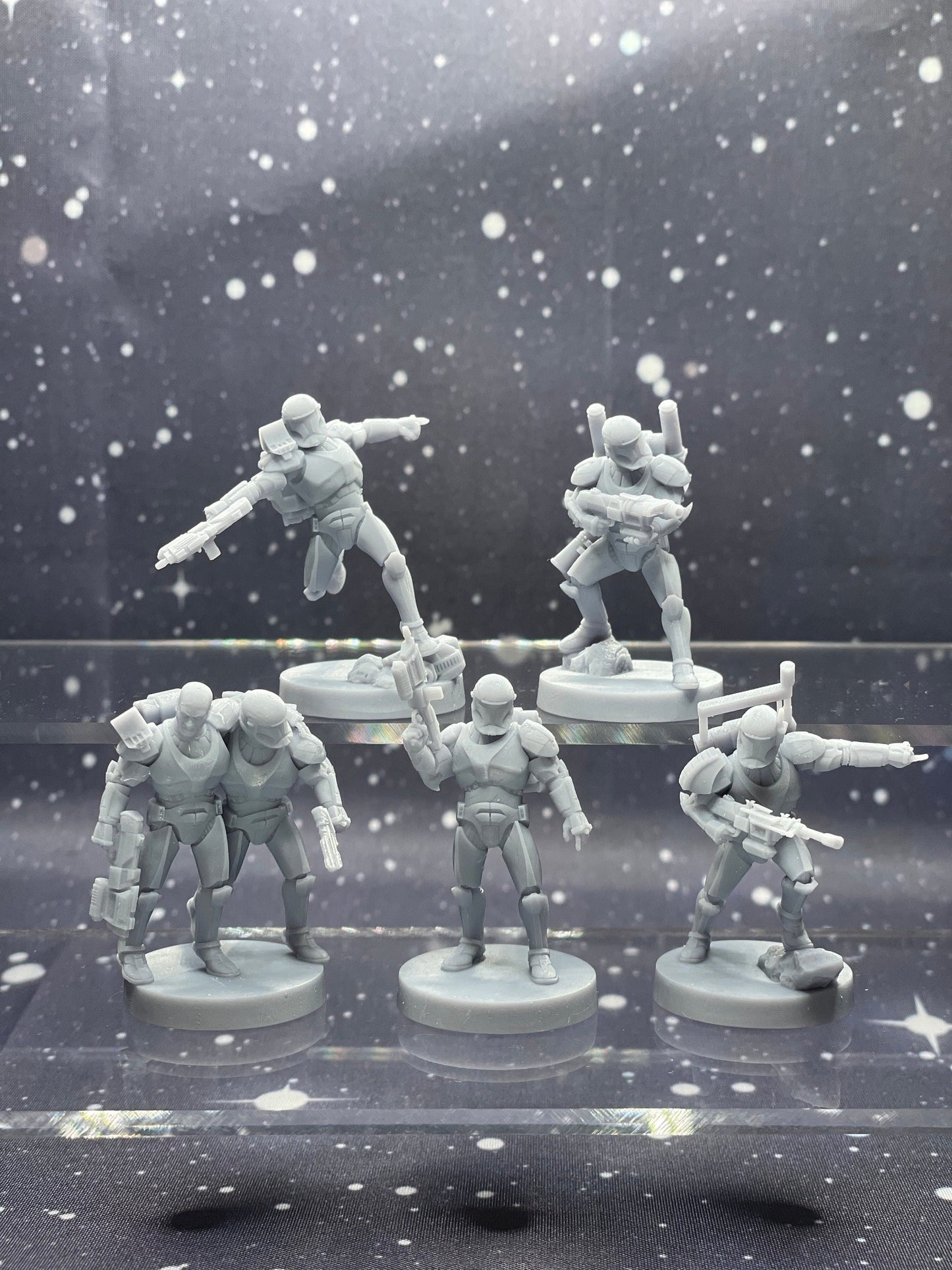Republic Clone Commando Miniature Wargame Figures for Table Top