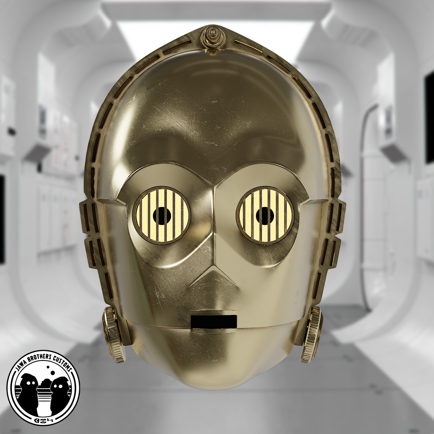 C3PO Wearable Helmet Model