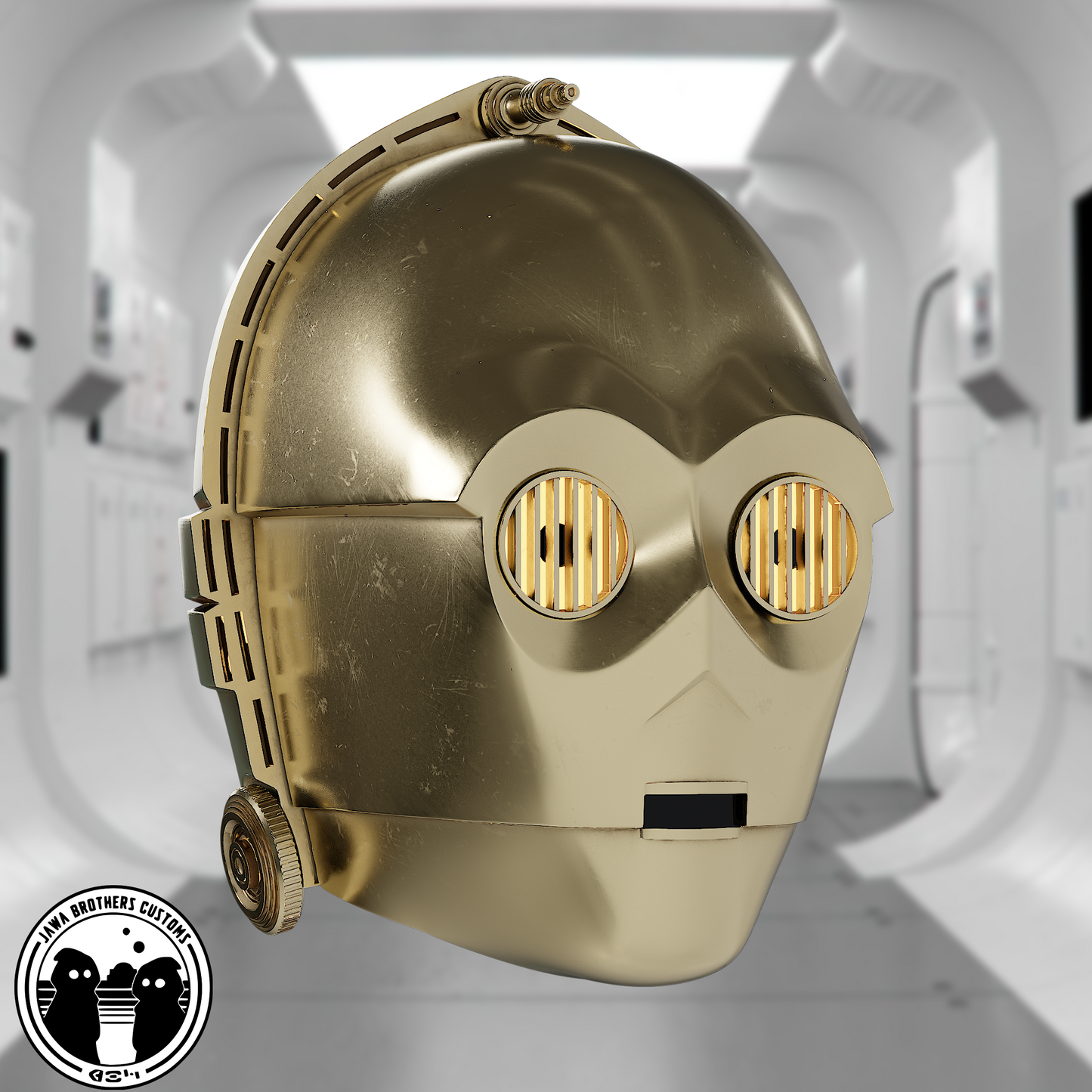 C3PO Wearable Helmet Model