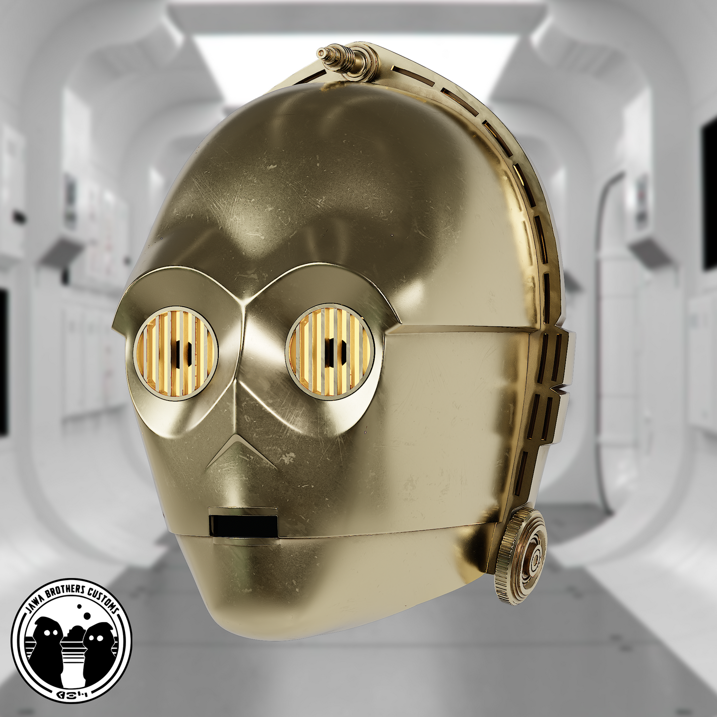 C3PO Wearable Helmet Model