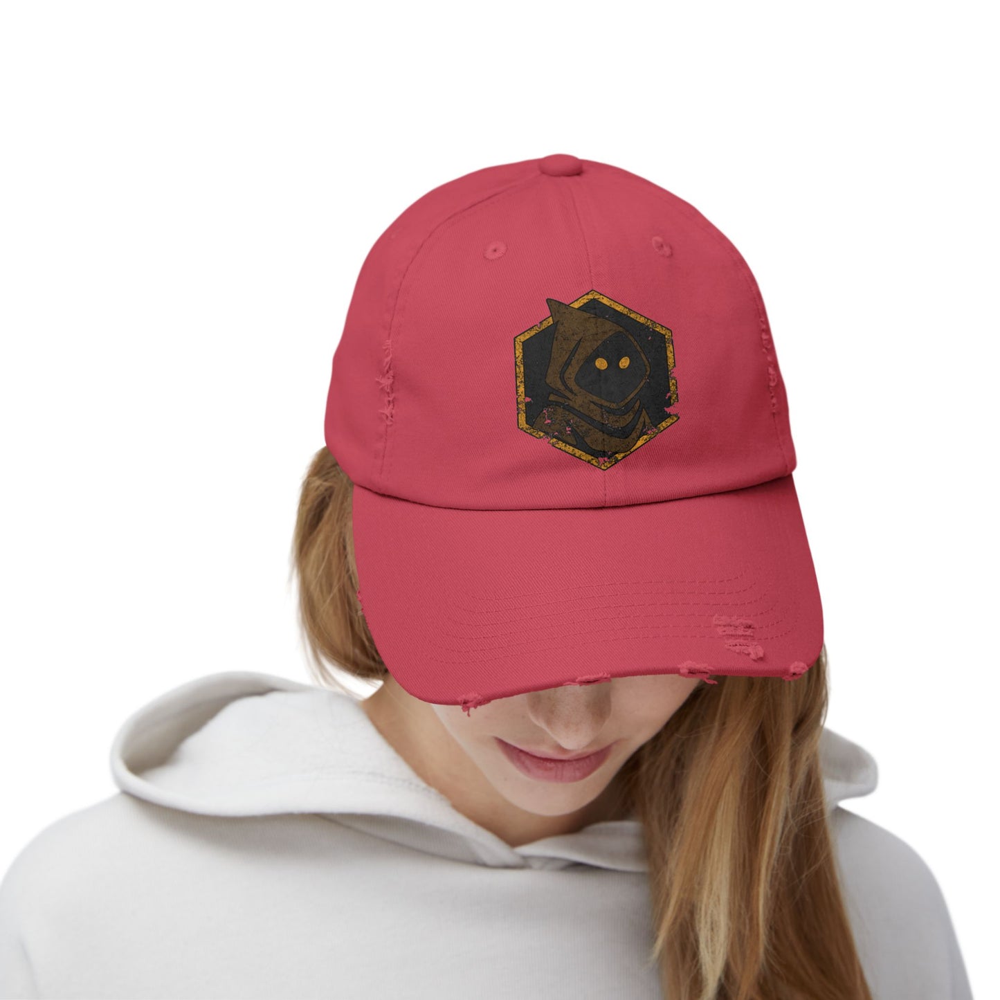 Unisex Jawa Sigil Distressed Cap