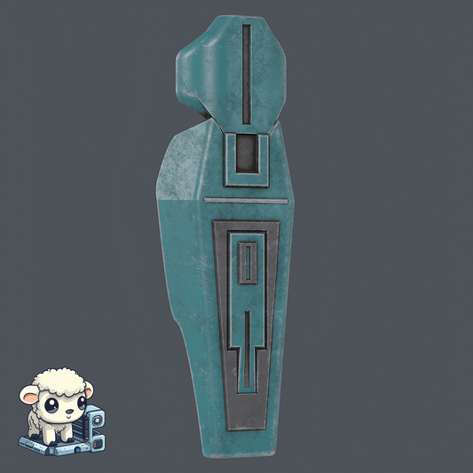 Star Wars Mandalorian Minimalistic Mandalorian Shin STL