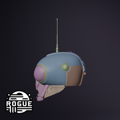 Q9 Bounty Hunter Droid Head STL
