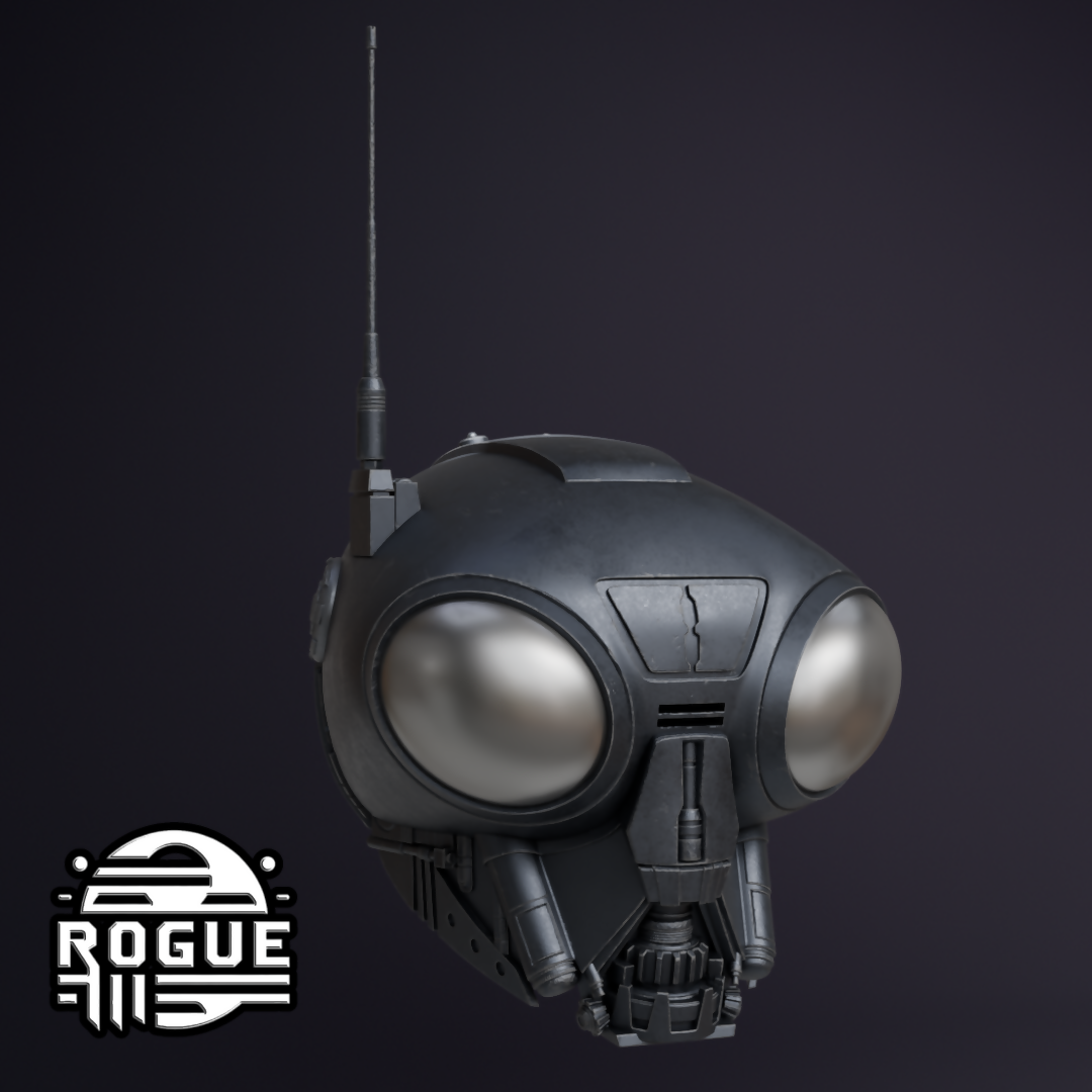 Q9 Bounty Hunter Droid Head STL