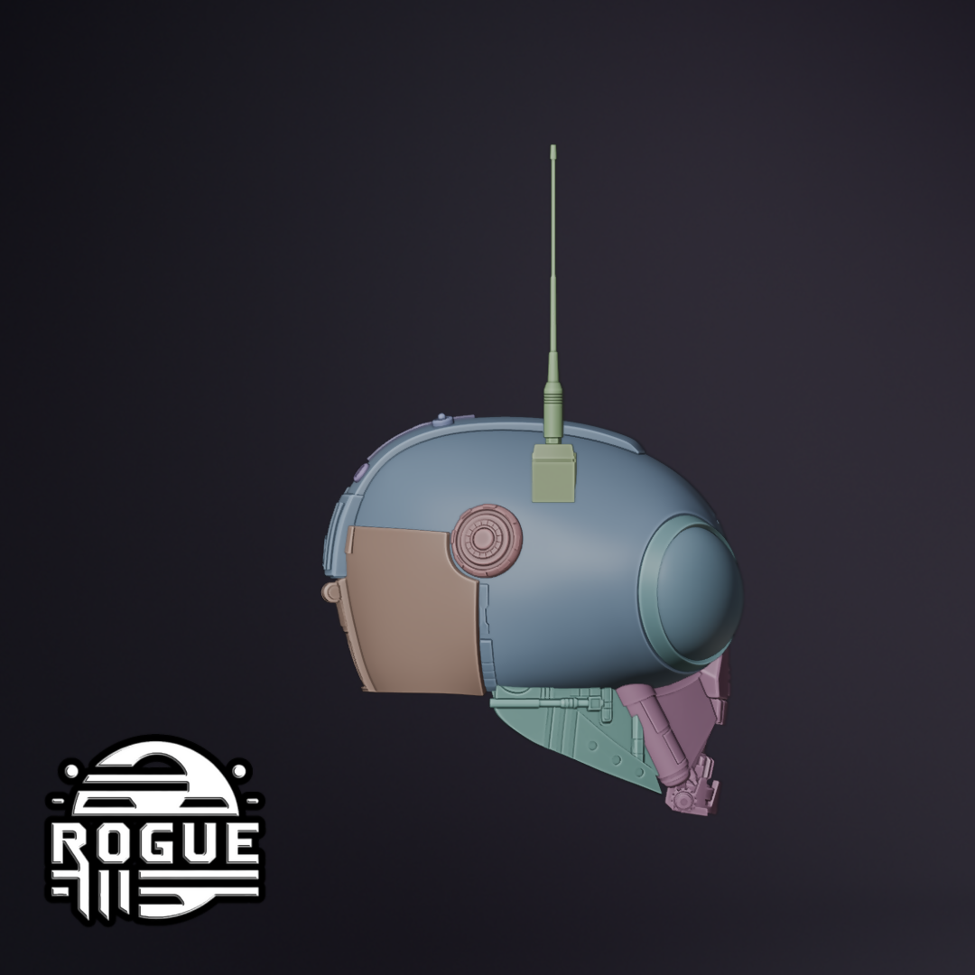 Q9 Bounty Hunter Droid Head STL