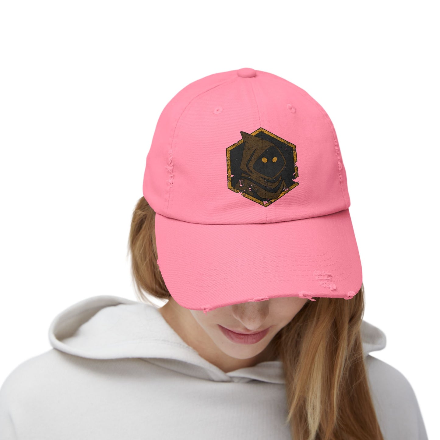 Unisex Jawa Sigil Distressed Cap