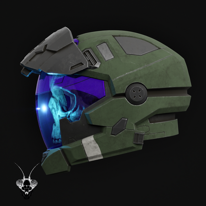 Halo Reach Pilot Haunted Helmet