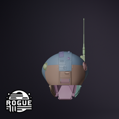 Q9 Bounty Hunter Droid Head STL