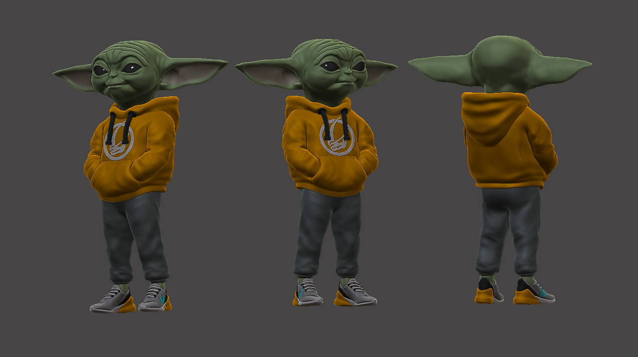 Star Wars Chill Grogu STL