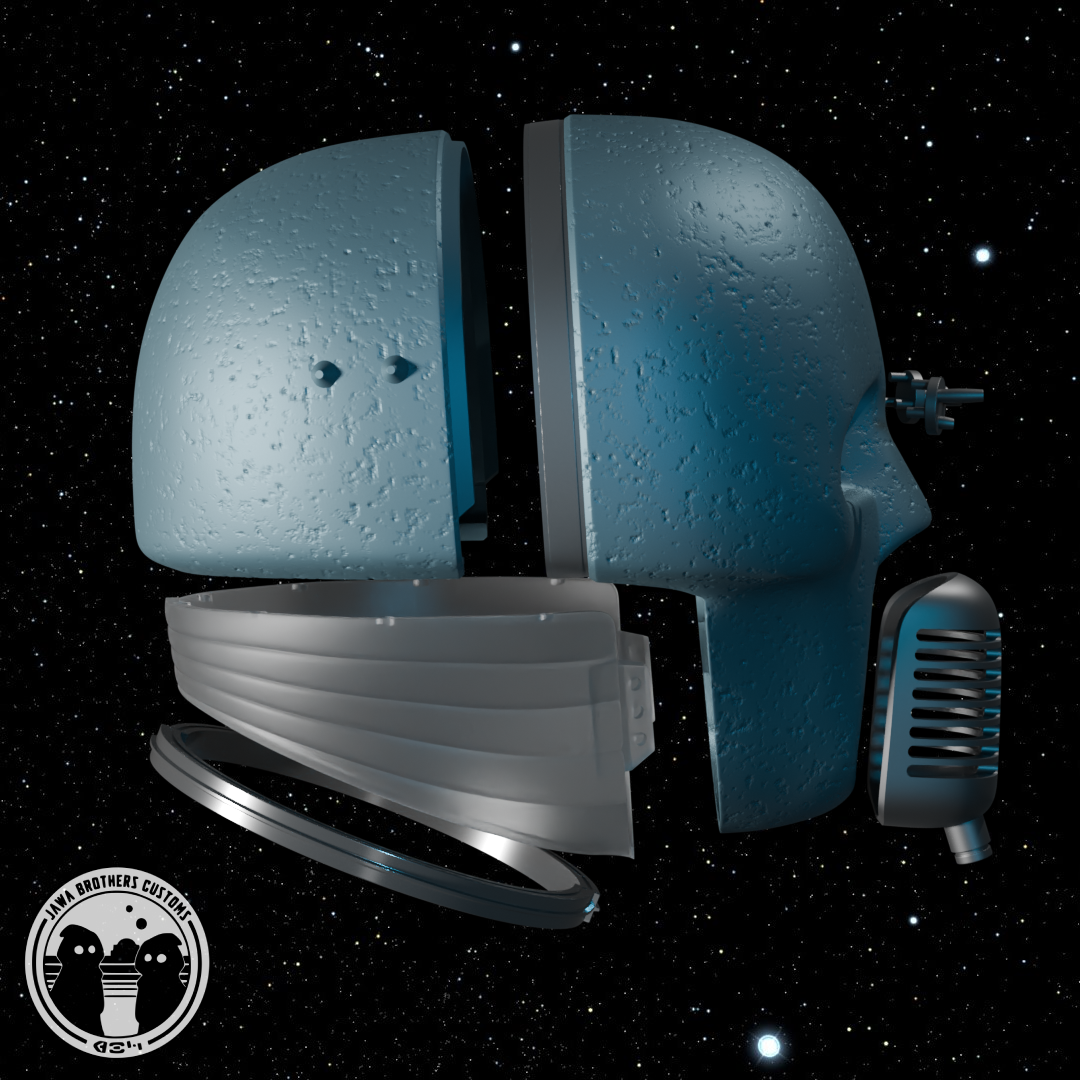 2-1B Medical Droid Helmet STL Model
