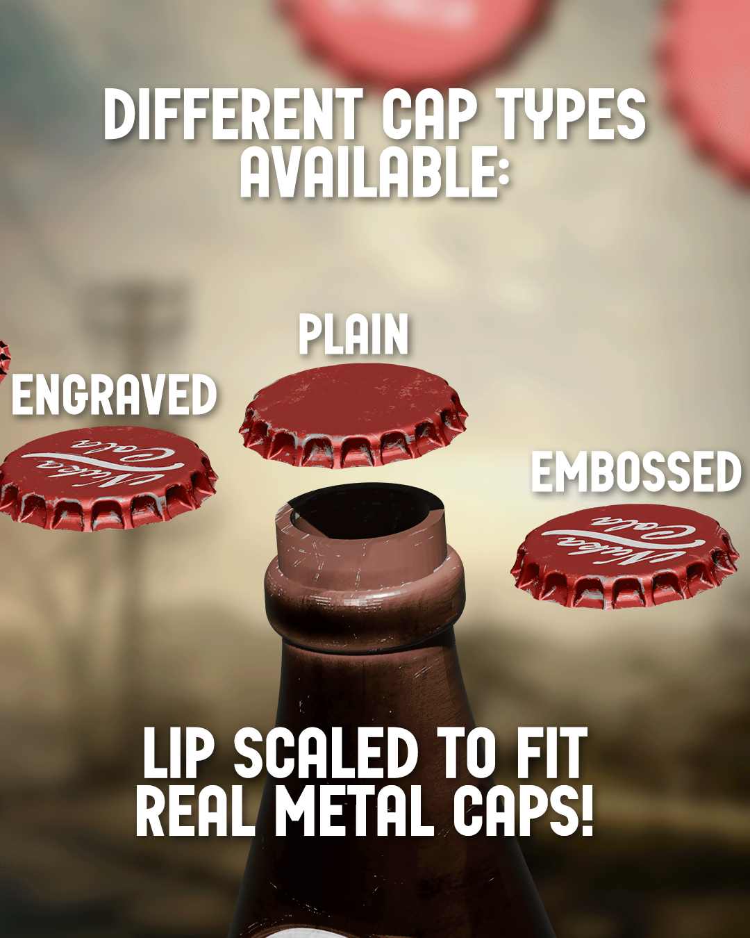 Fallout Nuka Cola Bottle STL