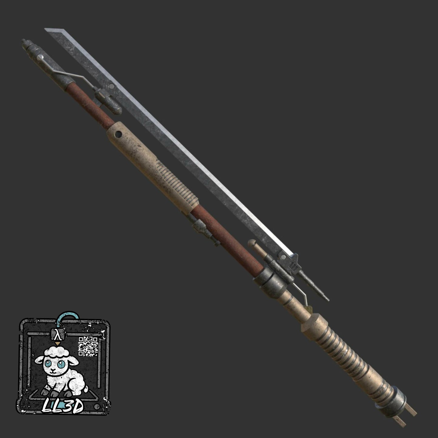 Star Wars ToR Vibrostaff Prop STL