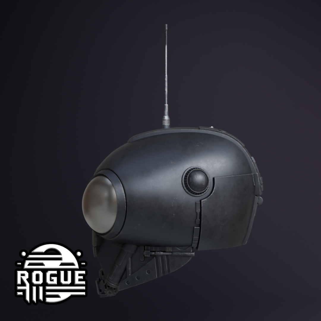 Q9 Bounty Hunter Droid Head STL