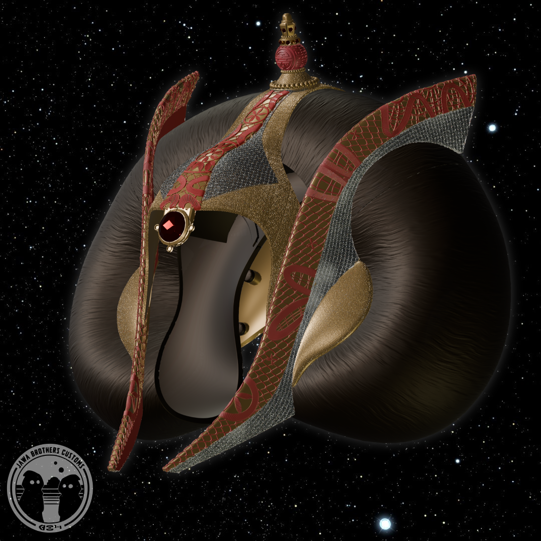 Queen Amidala's Throne Headdress 3D model STL