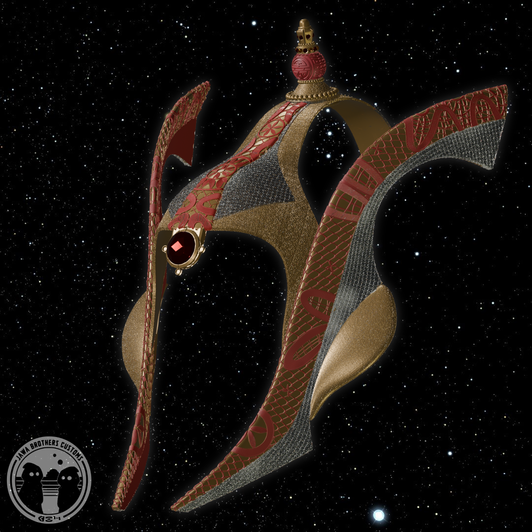 Queen Amidala's Throne Headdress 3D model STL
