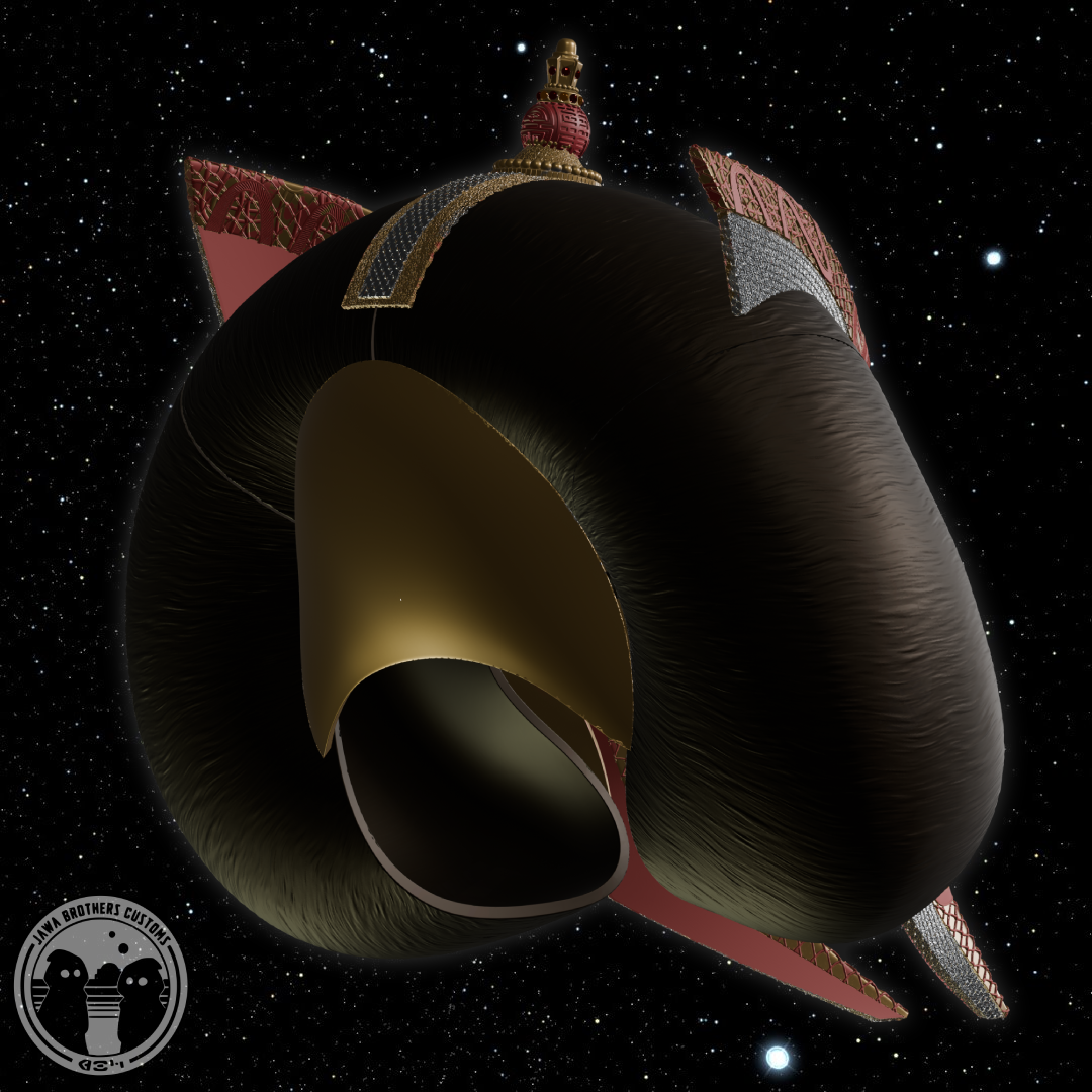 Queen Amidala's Throne Headdress 3D model STL