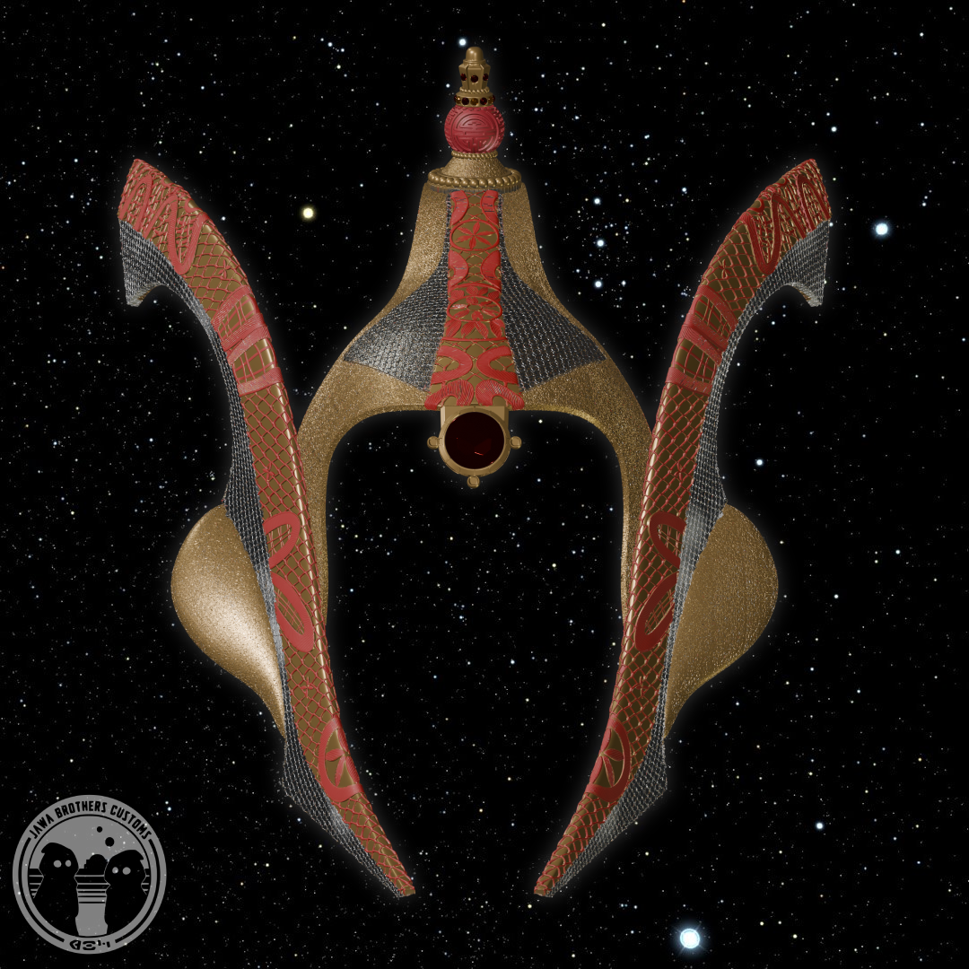 Queen Amidala's Throne Headdress 3D model STL