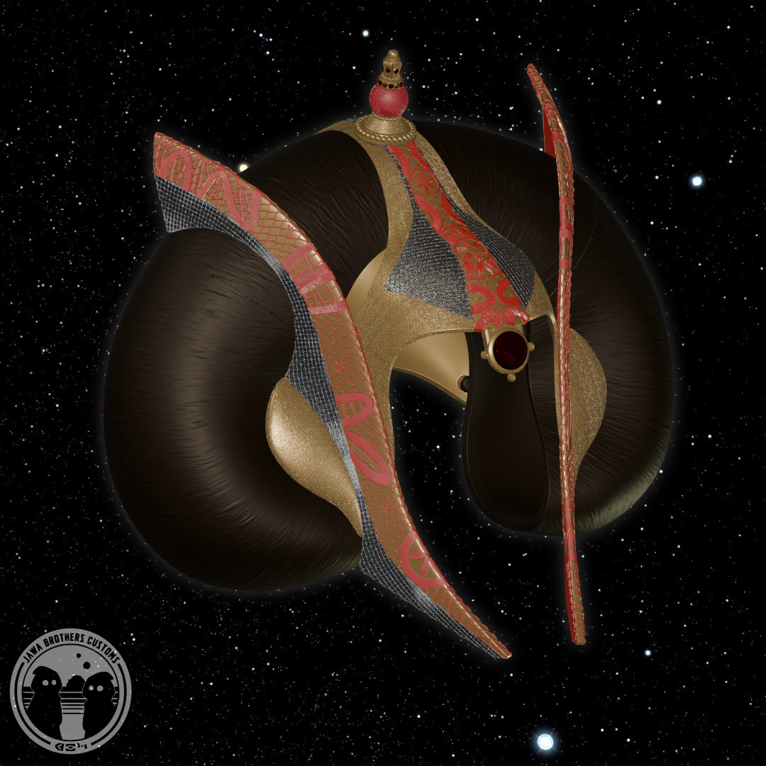 Queen Amidala's Throne Headdress 3D model STL