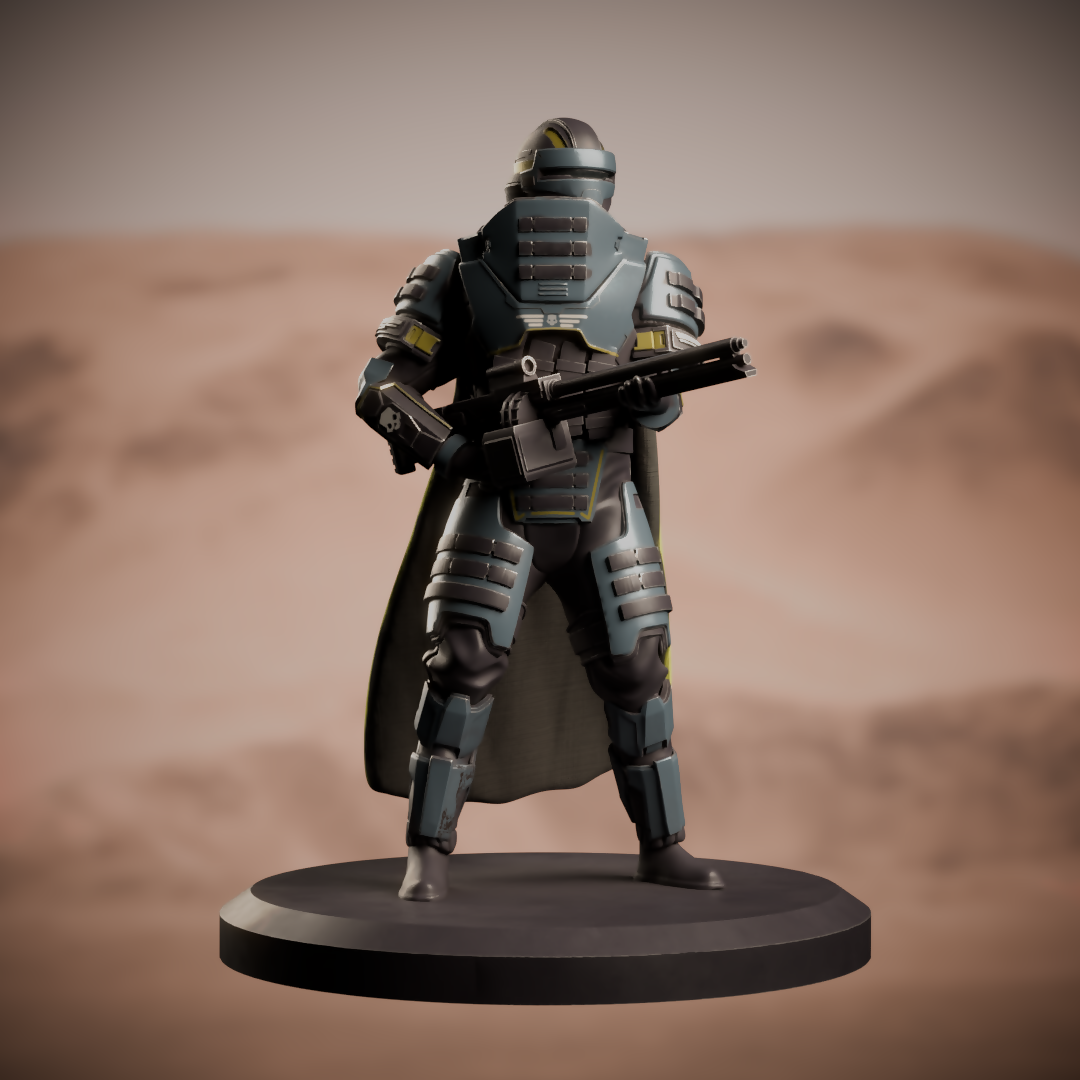 Helldivers Heavy Weapons Devastator Miniatures Digital STL File