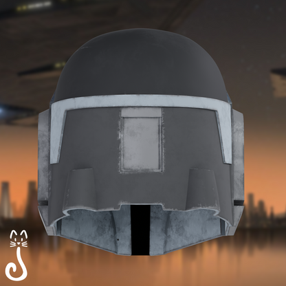 Animated Mandalorian Pilot Helmet