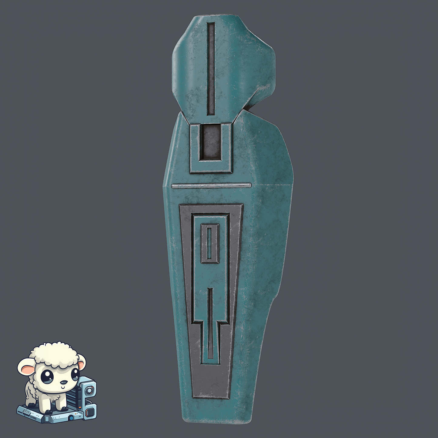 Star Wars Mandalorian Minimalistic Mandalorian Shin STL