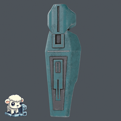 Star Wars Mandalorian Minimalistic Mandalorian Shin STL