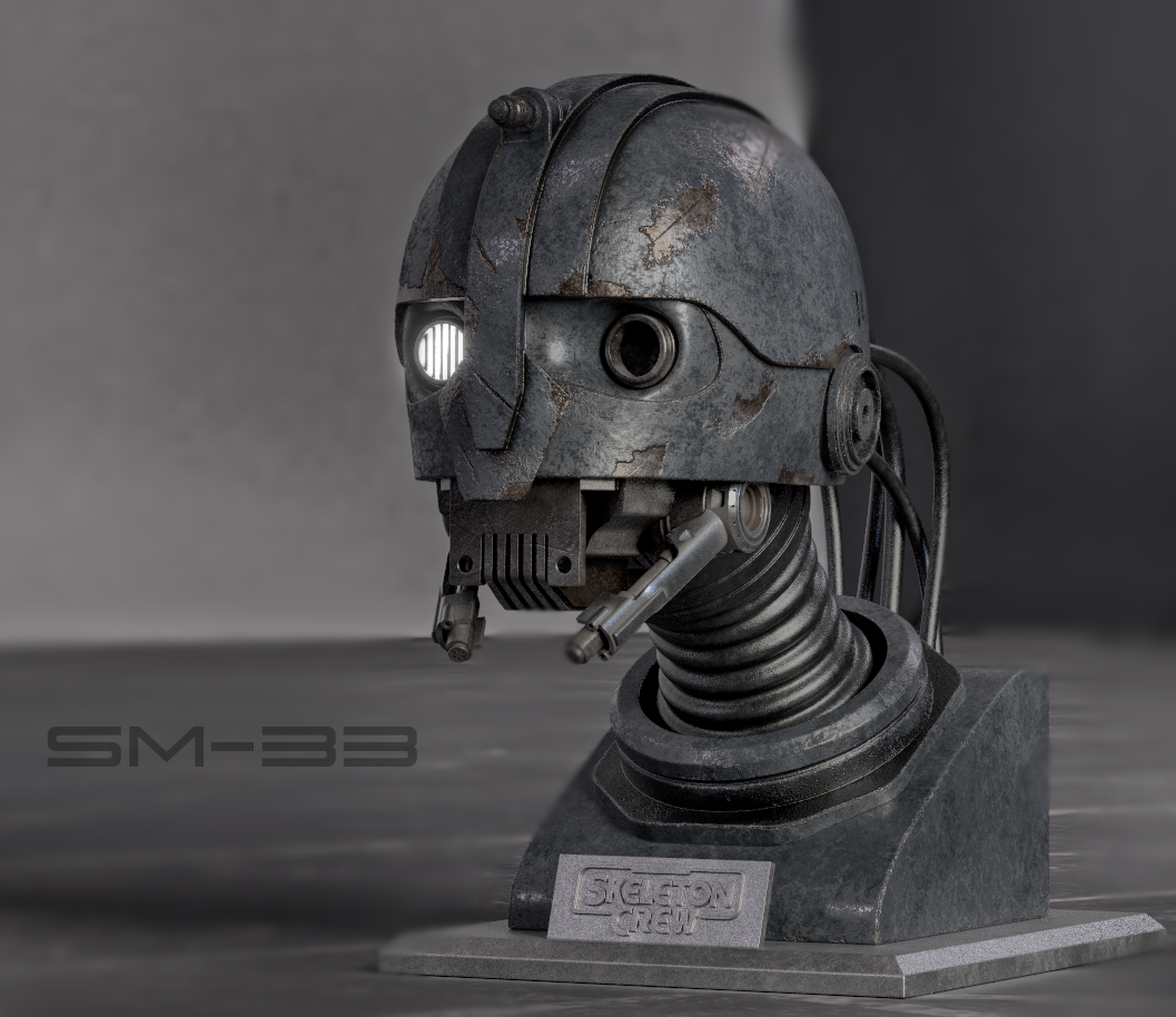 SM-33 Bust 3D Model STL File