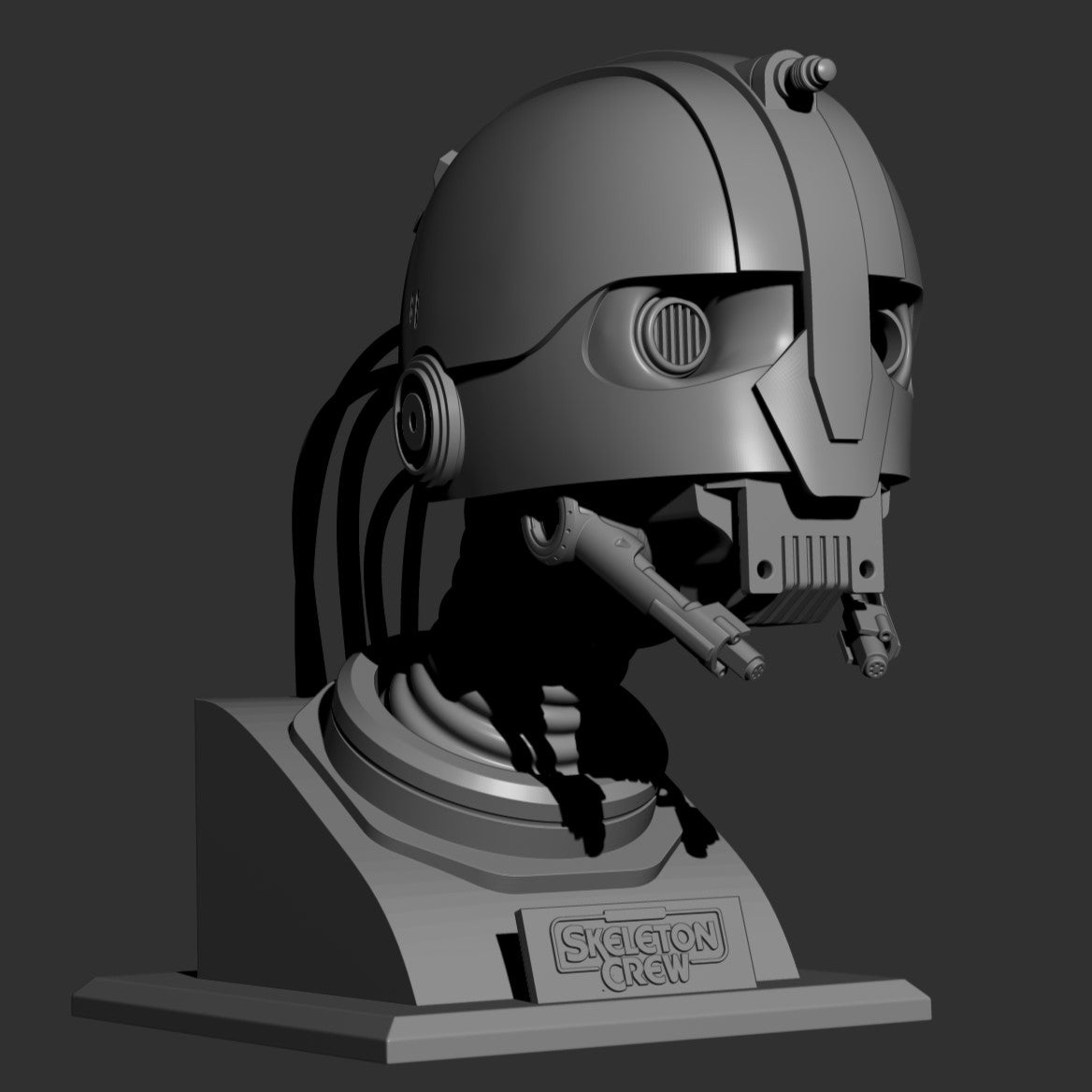SM-33 Bust 3D Model STL File