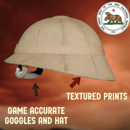 Fallout New Vegas NCR Trooper Goggles and Hat STL
