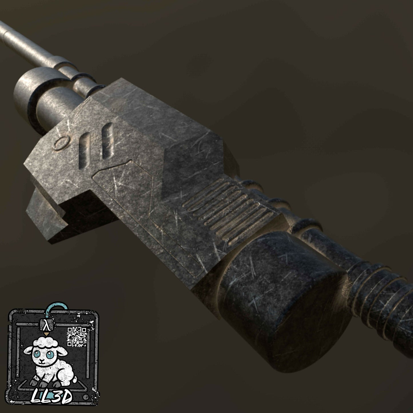 Star Wars Boushh Electro Staff STL